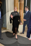 PEOPLE - Fürstin Charlene von Monaco besucht die Akris Modenschau in Paris