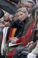 PEOPLE - Fürstin Charlene von Monaco besucht die Akris Modenschau in Paris
