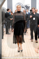 PEOPLE - Fürstin Charlene von Monaco besucht die Akris Modenschau in Paris