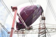 NEWS - Unglück in 70 Meter Höhe: Heißluftballon in Strommast