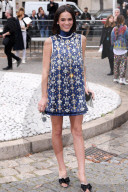 PEOPLE - Promis bei der Miu Miu Modenschau in Paris