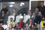 PEOPLE - Champions League: Christiano Ronaldo als Zuschauer am Match Juventus gegen Young Boys 