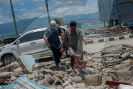 NEWS - Indonesien: VerwÃ¼stung nach Erdbeben und Tsunami auf Sulawesi