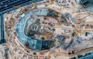 Las Vegas stadium construction site