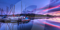 FEATURE - Farbenprächtiger Sonnenaufgang im Derwentwater Lake District National Park