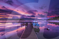 FEATURE - Farbenprächtiger Sonnenaufgang im Derwentwater Lake District National Park