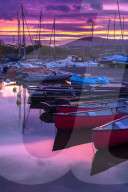 FEATURE - Farbenprächtiger Sonnenaufgang im Derwentwater Lake District National Park