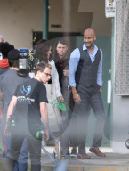 PEOPLE - Julia Louis-Dreyfus und Keegan-Michael Key bei Dreharbeiten zu 'Veep'