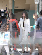PEOPLE - Julia Louis-Dreyfus und Keegan-Michael Key bei Dreharbeiten zu 'Veep'