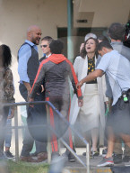 PEOPLE - Julia Louis-Dreyfus und Keegan-Michael Key bei Dreharbeiten zu 'Veep'