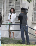 PEOPLE - Julia Louis-Dreyfus und Keegan-Michael Key bei Dreharbeiten zu 'Veep'