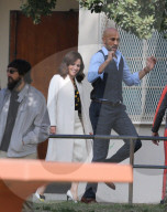 PEOPLE - Julia Louis-Dreyfus und Keegan-Michael Key bei Dreharbeiten zu 'Veep'