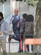 PEOPLE - Julia Louis-Dreyfus und Keegan-Michael Key bei Dreharbeiten zu 'Veep'