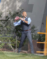 PEOPLE - Julia Louis-Dreyfus und Keegan-Michael Key bei Dreharbeiten zu 'Veep'
