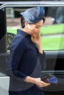 PEOPLE - Hochzeit in Windsor: Prinz Harry und Herzogin Meghan bei der Ankunft in der Kirche
