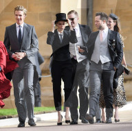 PEOPLE - Hochzeit in Windsor: Cara Delevingne auf dem Weg zur Kirche