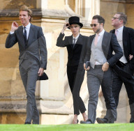 PEOPLE - Hochzeit in Windsor: Cara Delevingne auf dem Weg zur Kirche