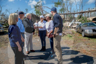 Trumps visit hurricane-struck Florida