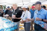 Trumps visit hurricane-struck Florida