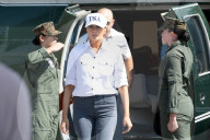 Trumps visit hurricane-struck Florida