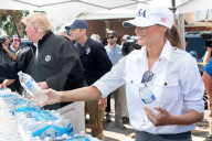 Trumps visit hurricane-struck Florida
