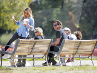 EXKLUSIV - Gavin Rosedale mit Sophia Thomalla und seinen Jungs am Balboa Lake