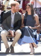 PEOPLE - Royal Australien Tour: Harry und Meghan an der Macarthur Girls High School in Sydney