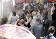 PEOPLE - Richard Gere bei Dreharbeiten zu 'Mother, Father, Son' in Sevilla 