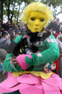 FEATURE - Halloween: Hunde Parade im Tompkins Square Park in NYC