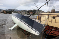 NEWS - Italien: Verwüstungen nach Sturm in Rapallo