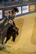 PEOPLE - Gina-Maria Schumacher reitet auf Wham Bam Gunner beim Reining-Wettbewerb bei der Equita 2018 in Lyon