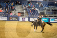 PEOPLE - Gina-Maria Schumacher reitet auf Wham Bam Gunner beim Reining-Wettbewerb bei der Equita 2018 in Lyon
