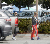 EXKLUSIV - Ashley Simpson mit Cara Delevingne in Studio City unterwegs