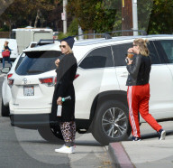 EXKLUSIV - Ashley Simpson mit Cara Delevingne in Studio City unterwegs