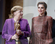 NEWS - Berlin: Rania von Jordanien und Angela Merkel bei der VDZ Publishers‘ Night