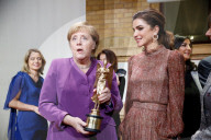 NEWS - Berlin: Rania von Jordanien und Angela Merkel bei der VDZ Publishers‘ Night