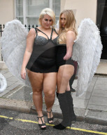 Simply Be's Christmas lingerie collection photocall, London, UK - 06 Nov 2018