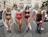 Simply Be's Christmas lingerie collection photocall, London, UK - 06 Nov 2018