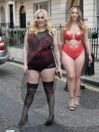 Simply Be's Christmas lingerie collection photocall, London, UK - 06 Nov 2018