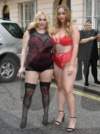 Simply Be's Christmas lingerie collection photocall, London, UK - 06 Nov 2018