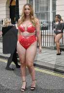 Simply Be's Christmas lingerie collection photocall, London, UK - 06 Nov 2018