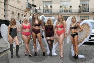 Simply Be's Christmas lingerie collection photocall, London, UK - 06 Nov 2018