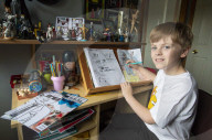 FEATURE - Drew Marr (10) produziert und vertreibt eigene Comic-Bücher weltweit