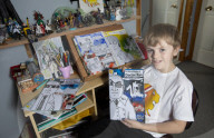 FEATURE - Drew Marr (10) produziert und vertreibt eigene Comic-Bücher weltweit