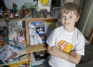FEATURE - Drew Marr (10) produziert und vertreibt eigene Comic-Bücher weltweit