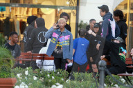 EXKLUSIV - Jaden Smith bei Dreharbeiten in Calabasas