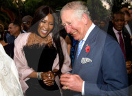 PEOPLE - Royal Afrika Tour: Prinz Charles trifft Naomi Campbell