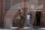 NEWS - US Army in Nogales an der Grenze zu Mexico