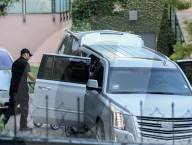 EXKLUSIV - Kanye West lässt seine Familie von zu Hause evakuieren