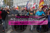 NEWS - AfD-Demonstration im Berliner Regierungsviertel gegen den UN-Migrationspakt.
